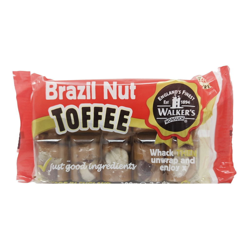 Walker's Brazil Nut Toffee 100g - Blighty's British Store