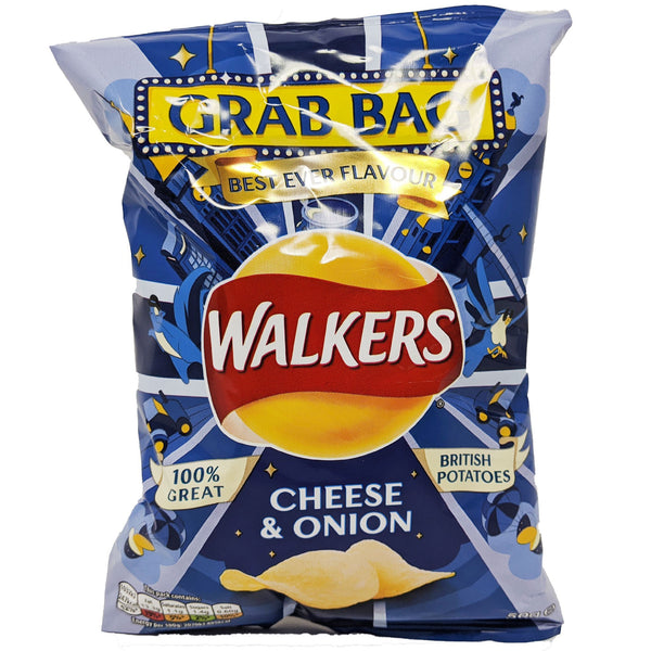 Walker's Cheese & Onion Grab Bag 50g - Blighty's British Store