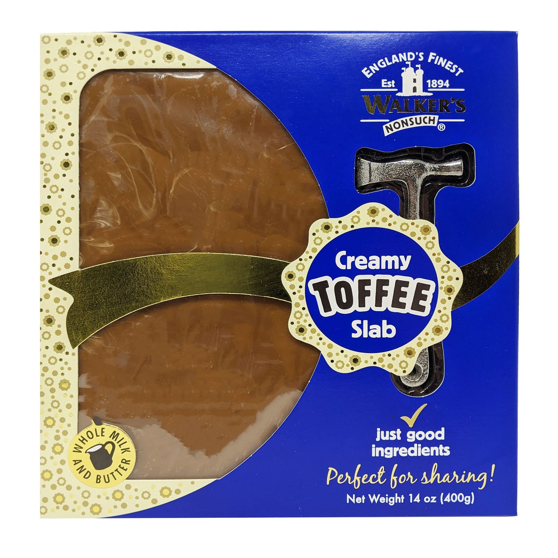 Walker's Creamy Toffee Slab 400g - Blighty's British Store