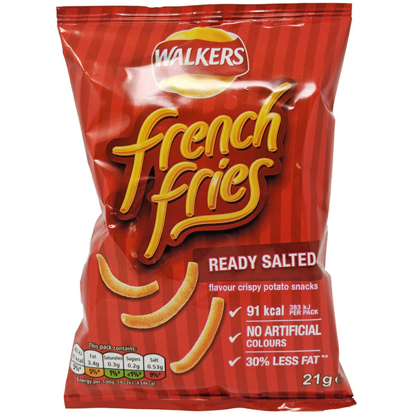 Walker's French Fries Ready Salted 21g - Blighty's British Store