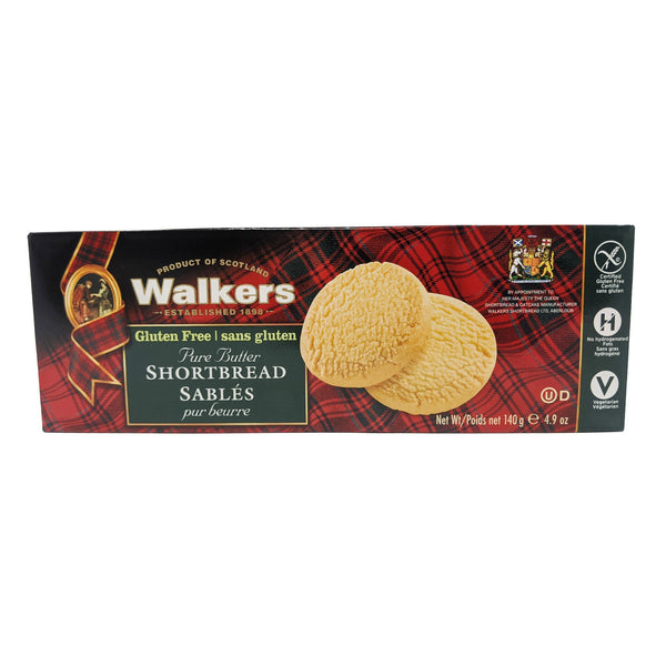 Walker's Gluten Free Pure Butter Shortbread 140g - Blighty's British Store
