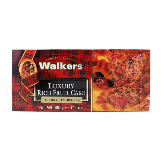 Walkers Luxury Rich Fruit Cake 400g - Blighty's British Store