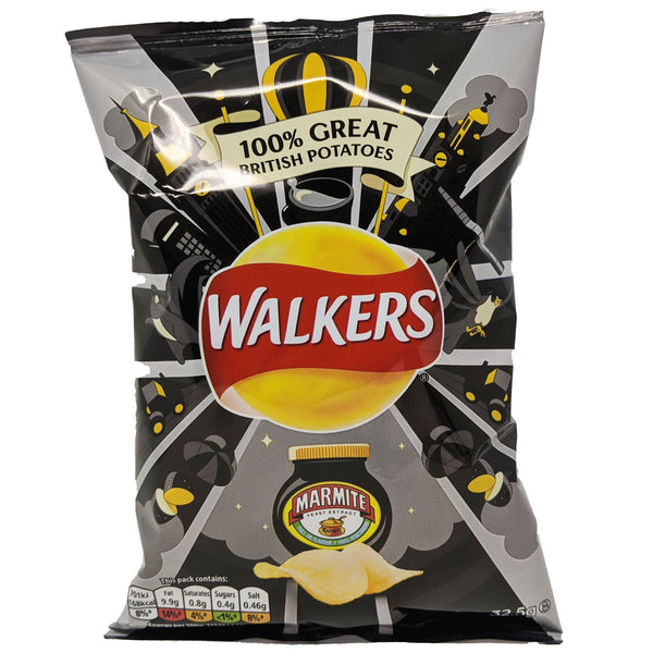 Walker's Marmite Crisps 32.5g - Blighty's British Store