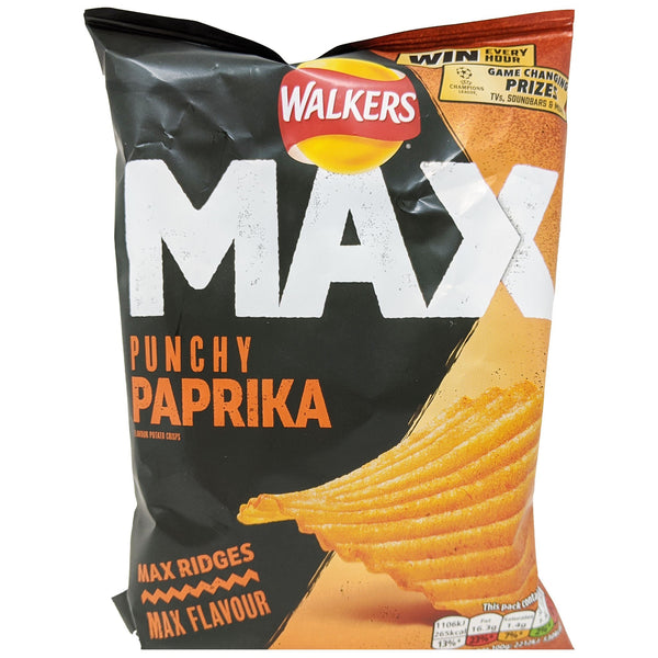 Walker's Max Punchy Paprika 50g - Blighty's British Store
