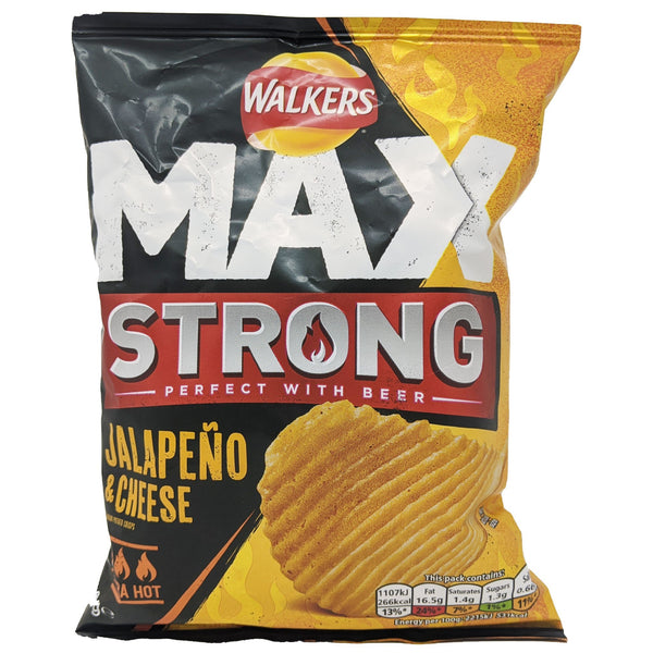 Walker's Max Strong Jalapeno & Cheese 50g - Blighty's British Store