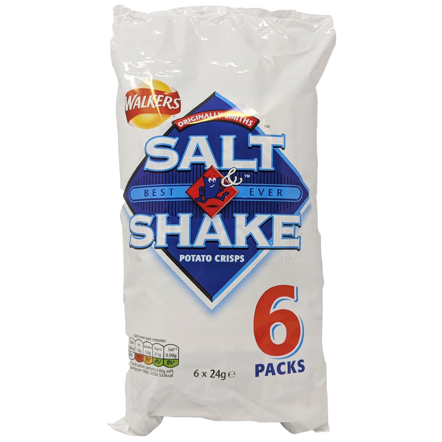 Walkers Salt & Shake 6 Pack (6 x 24g) - Blighty's British Store