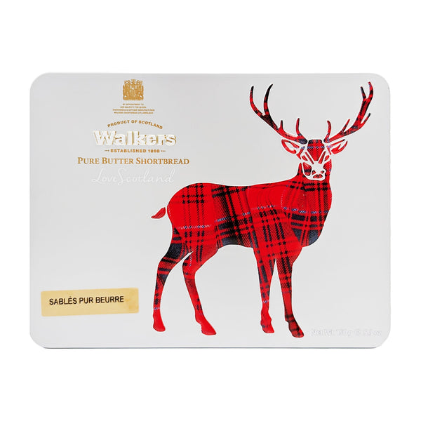 Walker's Stag Pure Butter Shortbread Tin 150g - Blighty's British Store