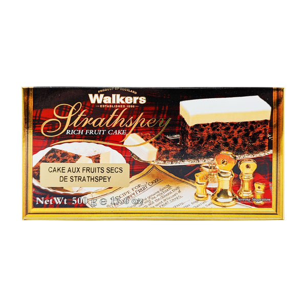 Walker's Strathspey Rich Fruit Cake 500g - Blighty's British Store