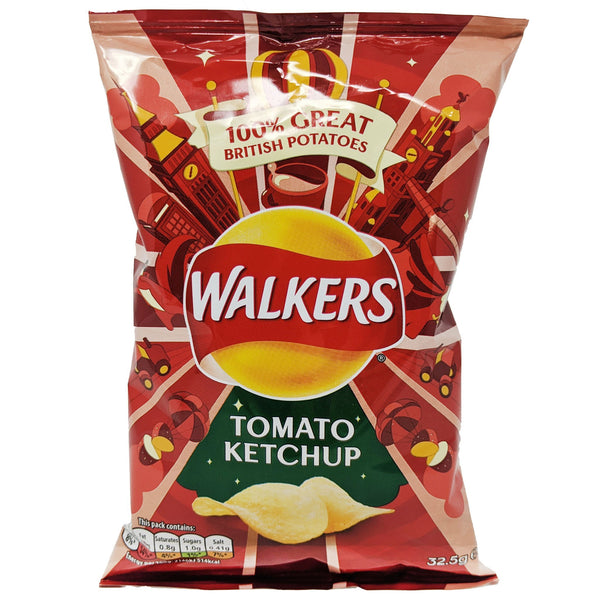 Walker's Tomato Ketchup 32.5g - Blighty's British Store