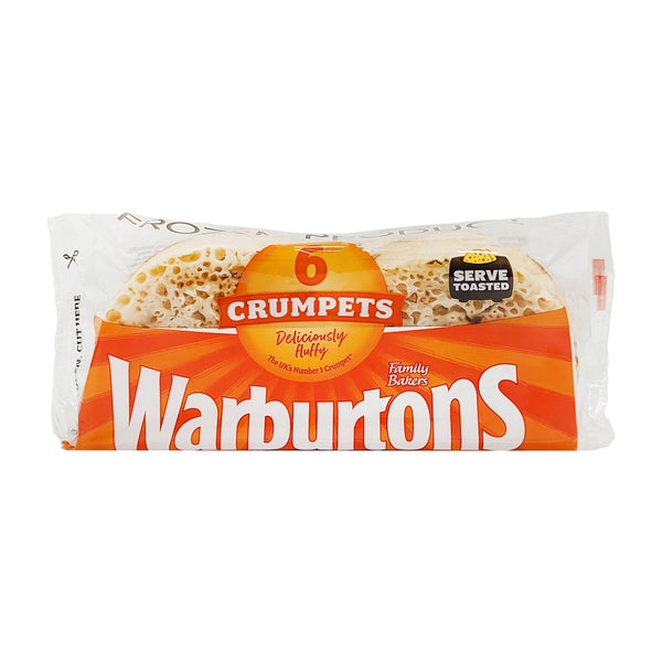 Warburtons 6 Crumpets - Blighty's British Store