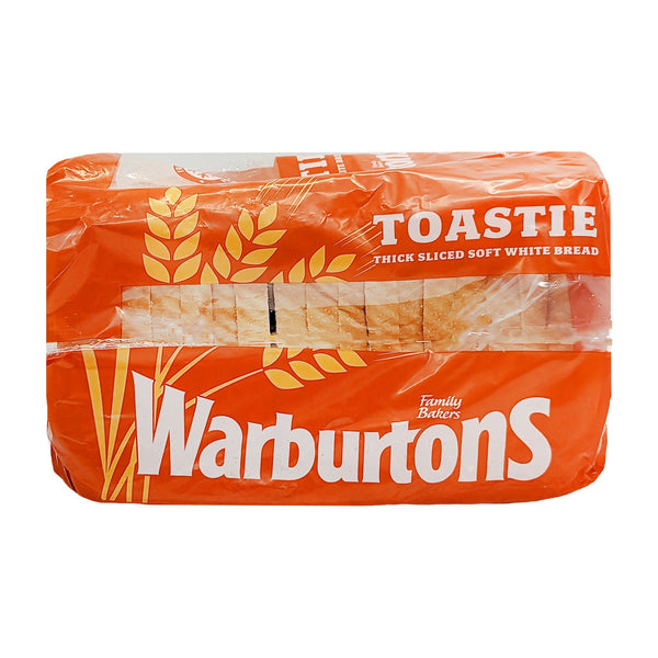 Warburtons Toastie Thick Sliced White Bread 800g - Blighty's British Store