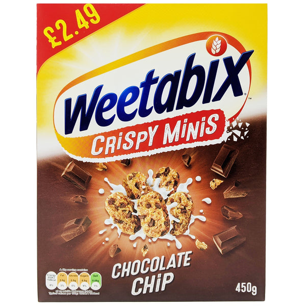 Weetabix Crispy Minis Chocolate Chip 450g - Blighty's British Store