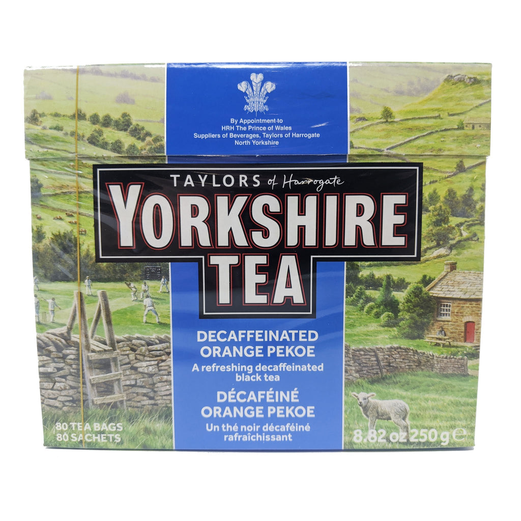Yorkshire Tea Decaf Orange Pekoe 80 Tea Bags - Blighty's British Store