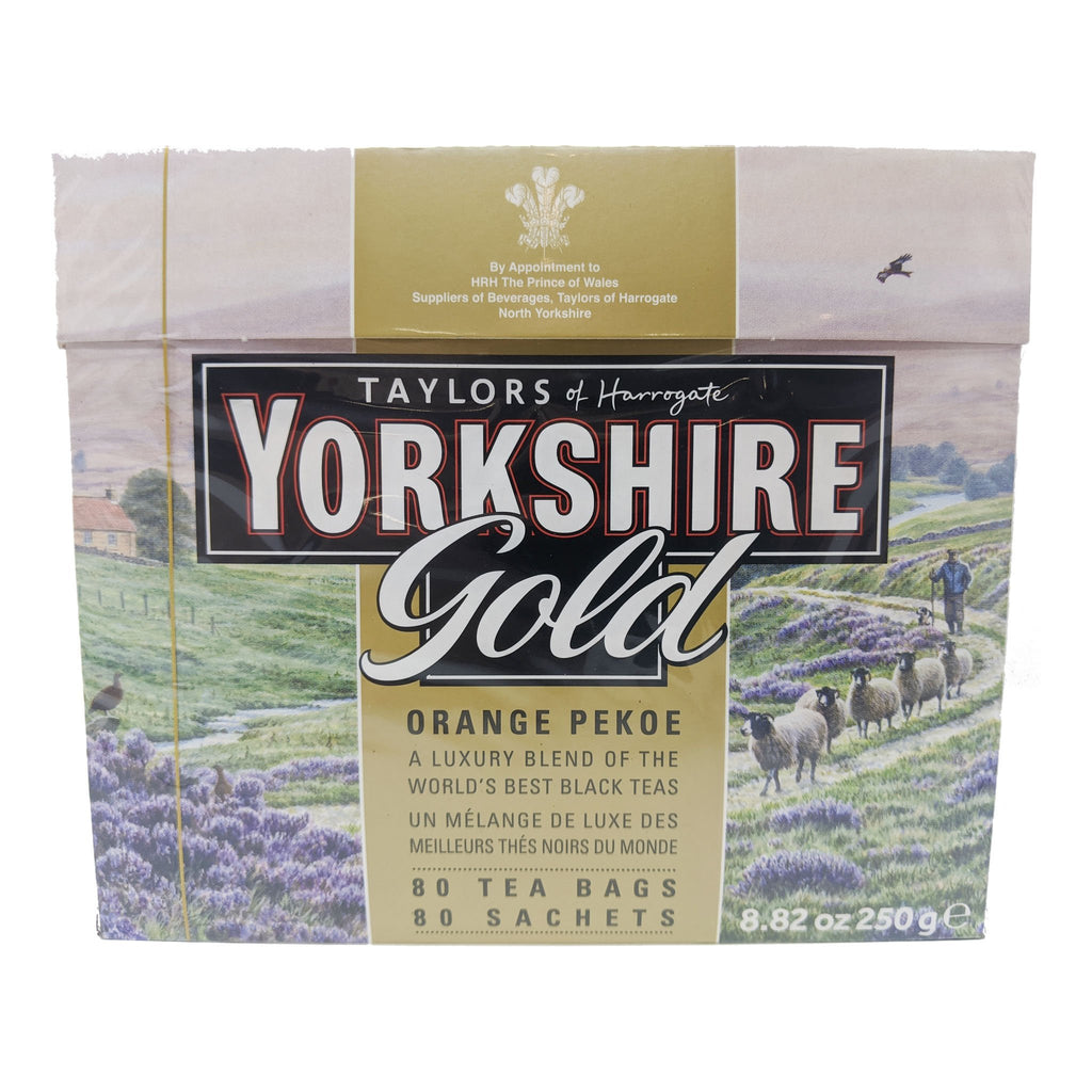 Yorkshire Tea Gold Orange Pekoe 80 Tea Bags - Blighty's British Store
