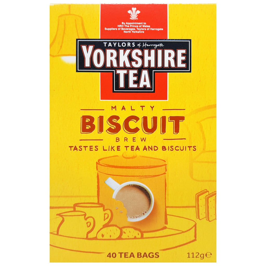 Yorkshire Tea Malty Biscuit Brew 40 Bags - Blighty's British Store