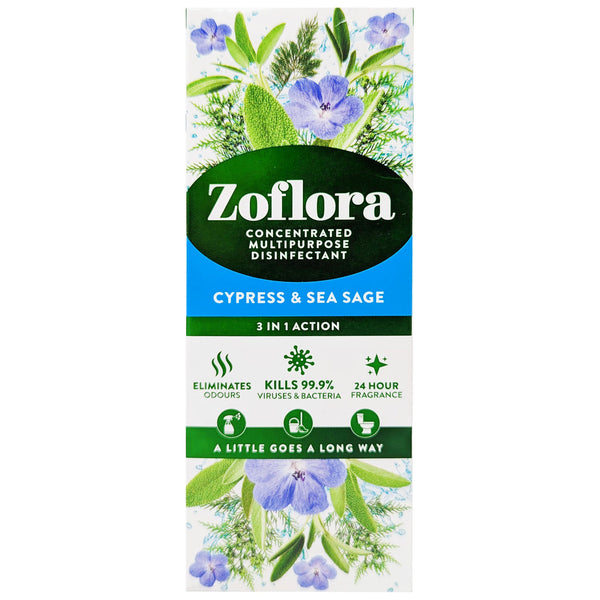 Zoflora Concentrated Disinfectant Cypress & Sea Sage 120ml - Blighty's British Store