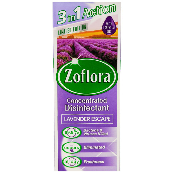 Zoflora Concentrated Disinfectant Lavender Escape 120ml - Blighty's British Store