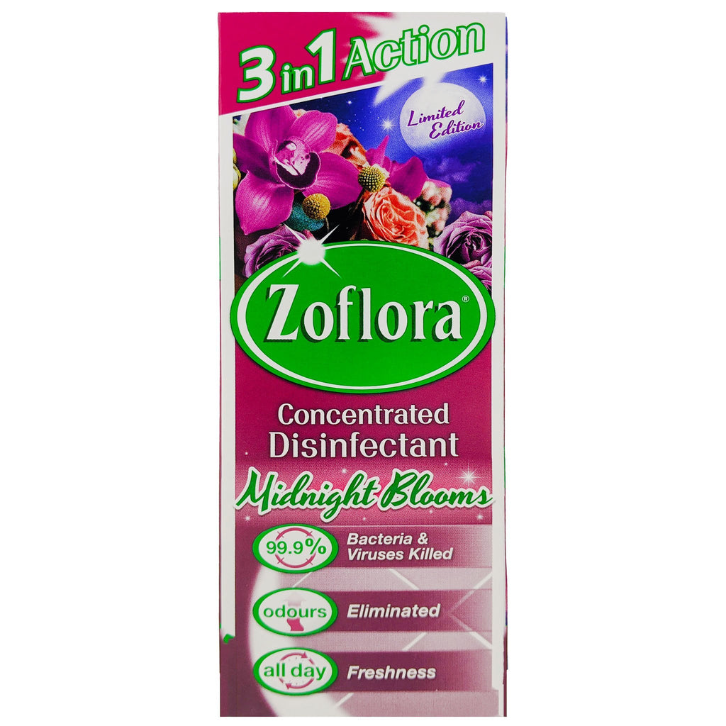 Zoflora Concentrated Disinfectant Midnight Blooms 120ml - Blighty's British Store